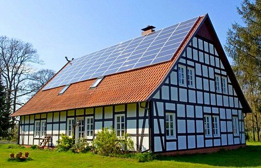 Отопление пассивного дома солнечной энергией