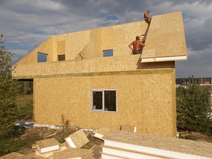 Строительство канадского дома из СИП панелей